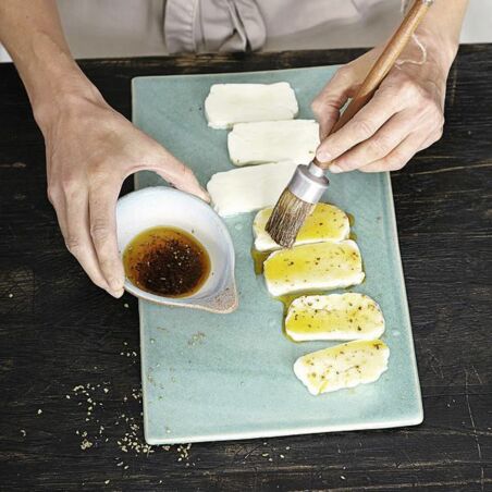 Gemüse-Sesam-Linguine mit Halloumi Gemüse-Sesam-Linguine mit Halloumi