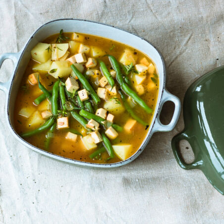 Bohnen-Tofu-Eintopf Bohnen-Tofu-Eintopf