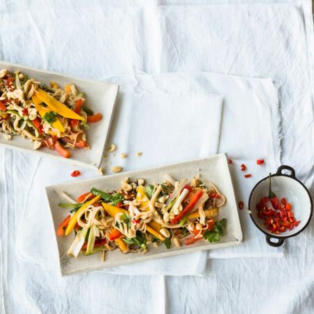 Paprika-Reisnudel-Salat Paprika-Reisnudel-Salat