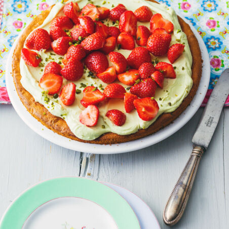 Erdbeertorte mit Avocadocreme Erdbeertorte mit Avocadocreme