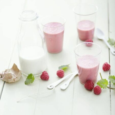 Himbeer-Gundermann-Smoothie Himbeer-Gundermann-Smoothie