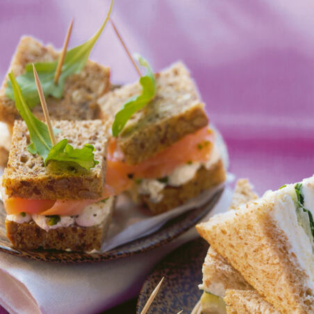 Lachssandwich Lachssandwich