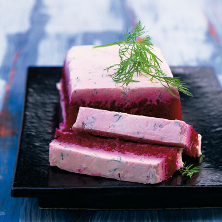 Rote-Bete-Meerrettichsahne-Terrine Rote-Bete-Meerrettichsahne-Terrine