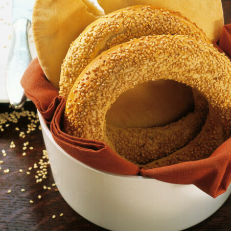 Türkische Sesamkringel Türkische Sesamkringel