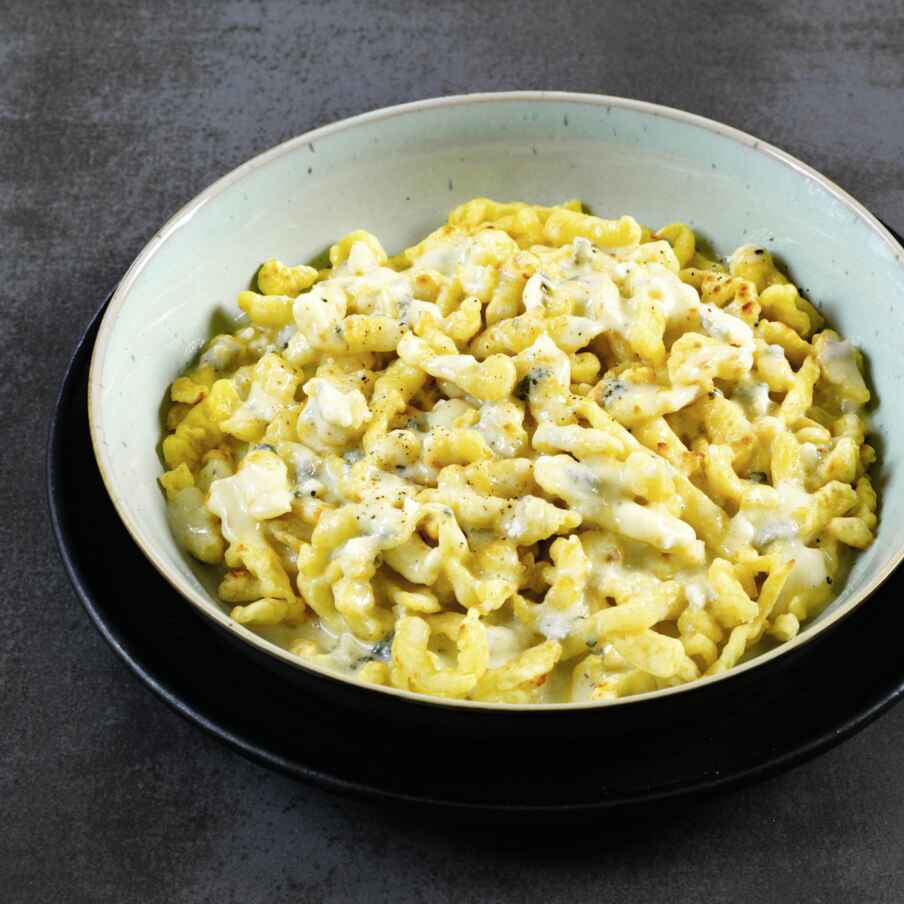 Spätzle mit Roquefort-Creme Rezept | Küchengötter