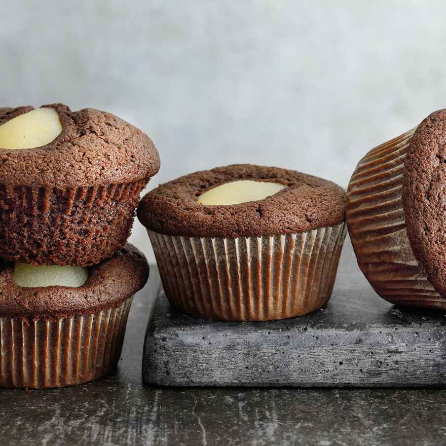 Schoko-Birnen-Muffins Rezept | Küchengötter