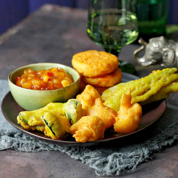 Pakoras mit Mangochutney Rezept | Küchengötter