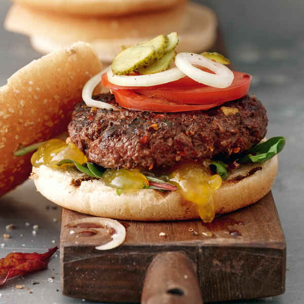 Hamburger »Spicy« Rezept | Küchengötter