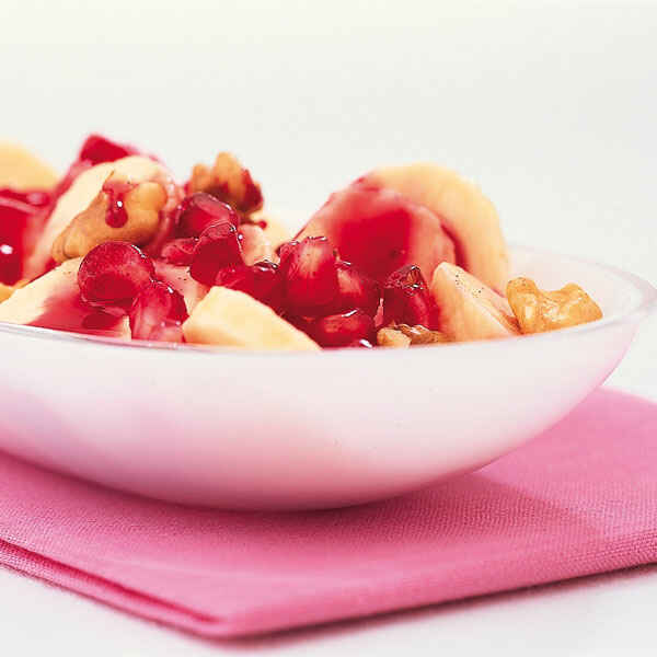 Bananensalat mit Granatapfel Rezept | Küchengötter