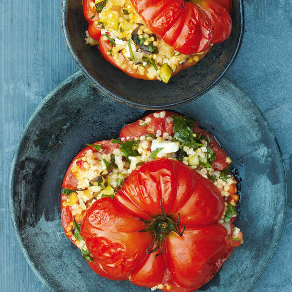 Gefüllte Tomaten mit mediterranen Kräutern Rezept | Küchengötter