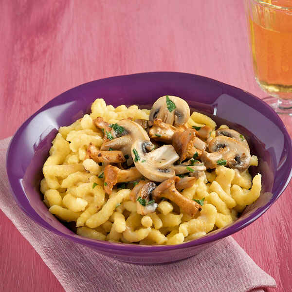 Spätzle mit Pilz-Rahmsauce Rezept | Küchengötter