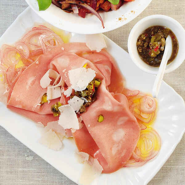 Schnelles Mortadella-Carpaccio Rezept | Küchengötter