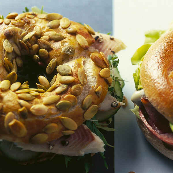 Roastbeef-Bagel Rezept | Küchengötter