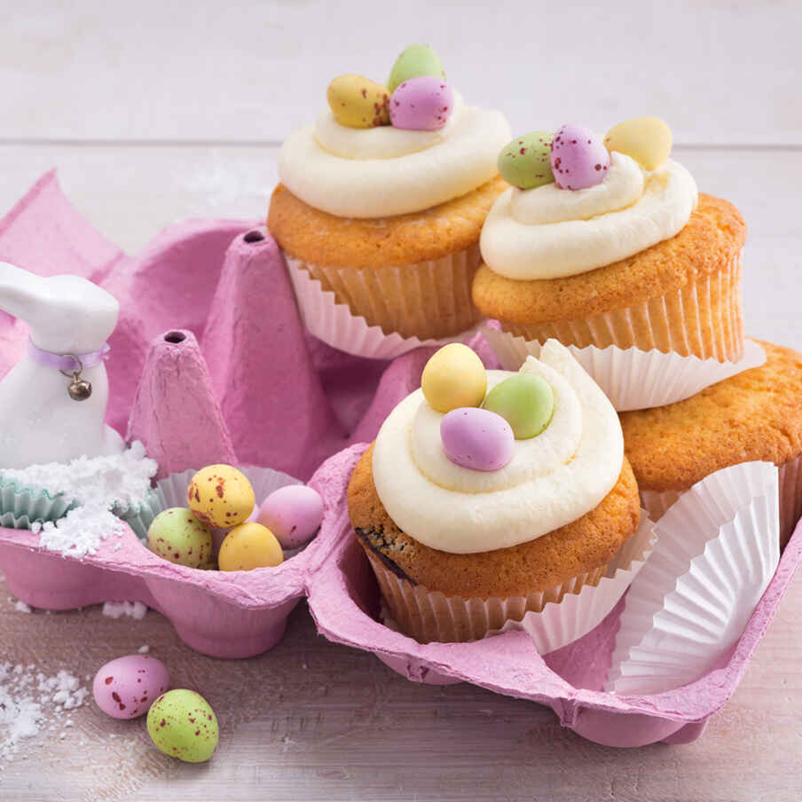 Osternest-Cupcakes Rezept | Küchengötter