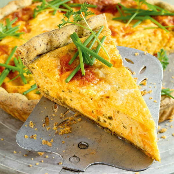 Kräuter-Käse-Quiche Rezept | Küchengötter