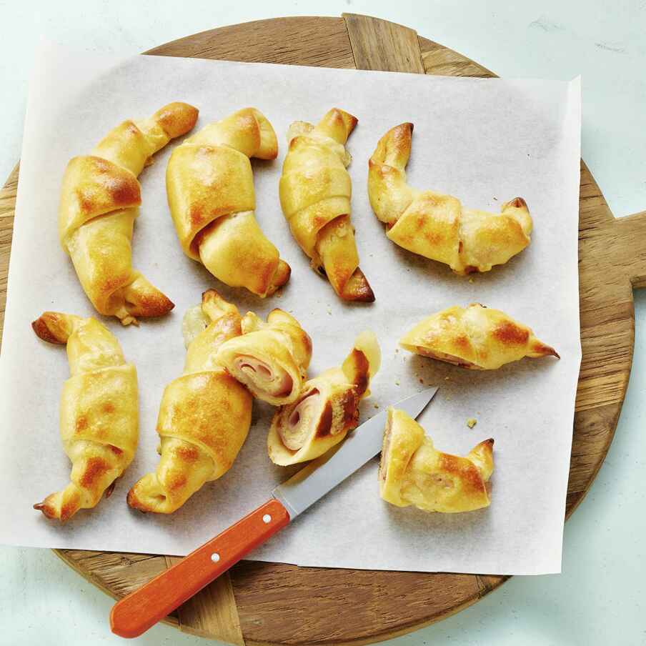 Käse-Schinken-Croissants Rezept | Küchengötter