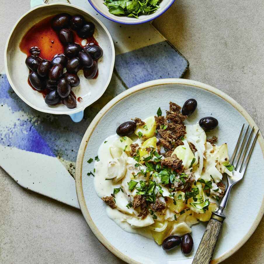 Stockfisch in Sahne mit Kartoffeln Rezept | Küchengötter