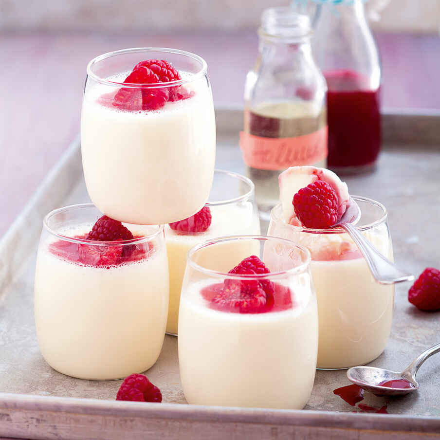 Holunderblüten-Panna-Cotta Rezept | Küchengötter