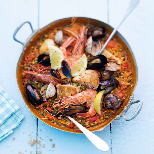 Klassische Paella Rezept Kuchengotter