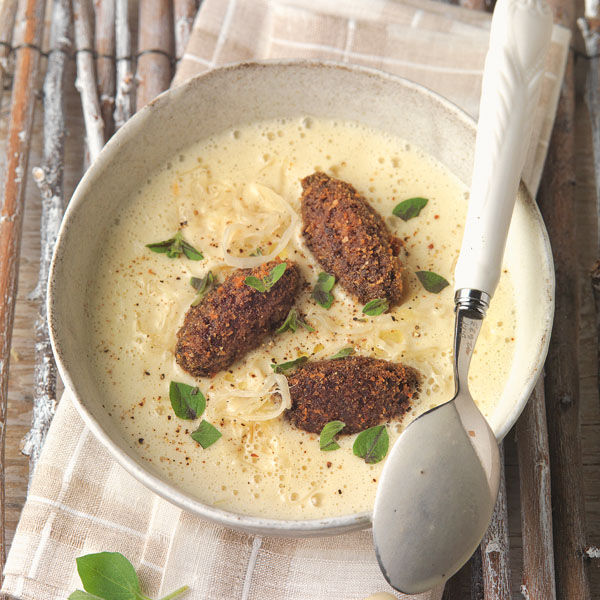 Erdapfel Sauerkraut Suppe Johann Lafer Rezept Kuchengotter