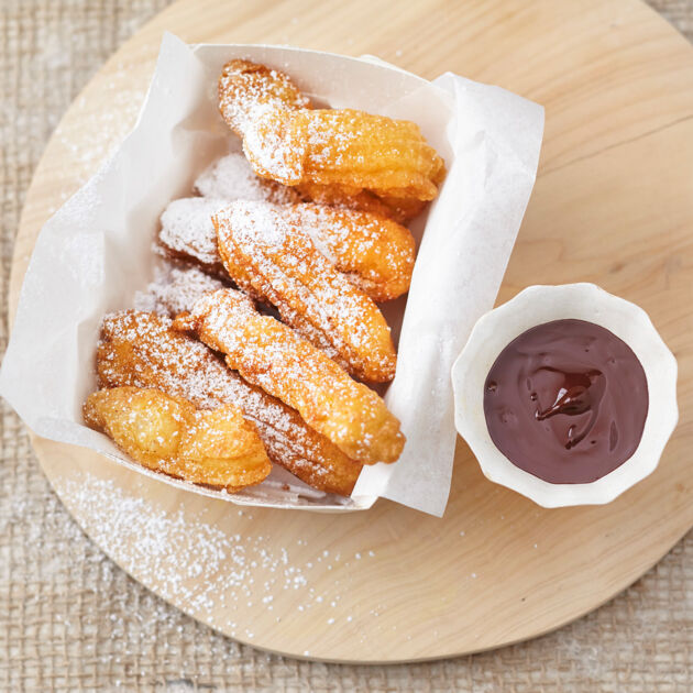 Churros Mit Schokolade Rezept Kuchengotter