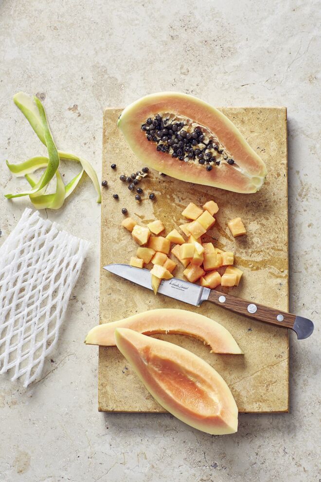 Papaya-Quark-Strudel Papaya-Quark-Strudel