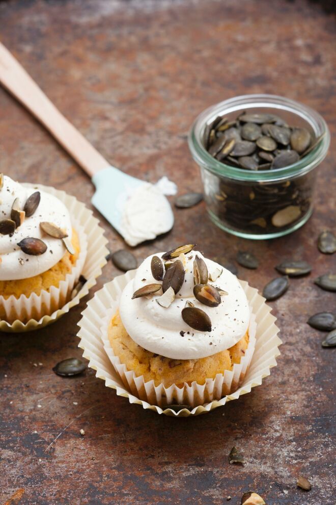 Deftige Kürbis-Cupcakes Deftige Kürbis-Cupcakes