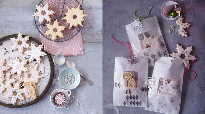 Geschenke aus der Küche Mürbeteigplätzchen als Geschenk verpacken Geschenke aus der Küche Mürbeteigplätzchen als Geschenk verpacken