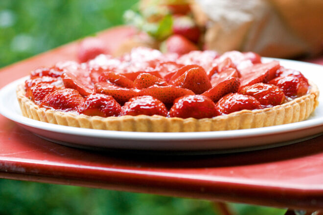 Kuchen, Erdbeertarte Erdbeeren Unterseite Rezepte Kuchen