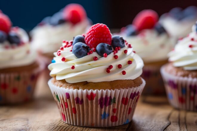 Cupcake Blaubeere Cupcake Blaubeere