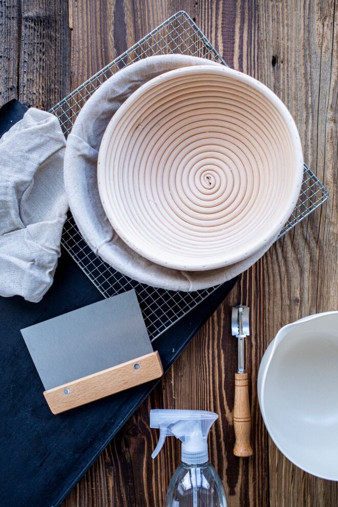 Utensilien Sauerteigbrot Utensilien Sauerteigbrot