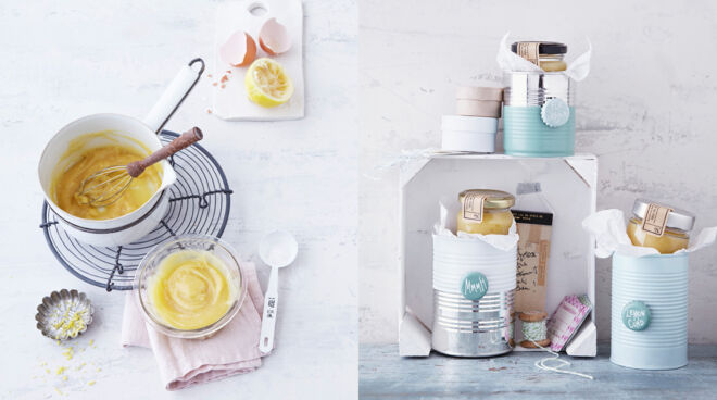 Geschenke aus der Küche Lemon Curd als Geschenk verpacken Geschenke aus der Küche Lemon Curd als Geschenk verpacken