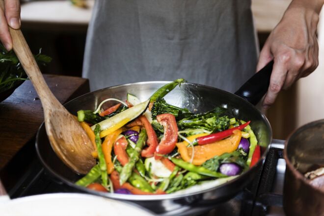 Schnelles Pfannengericht Schnelles Pfannengericht