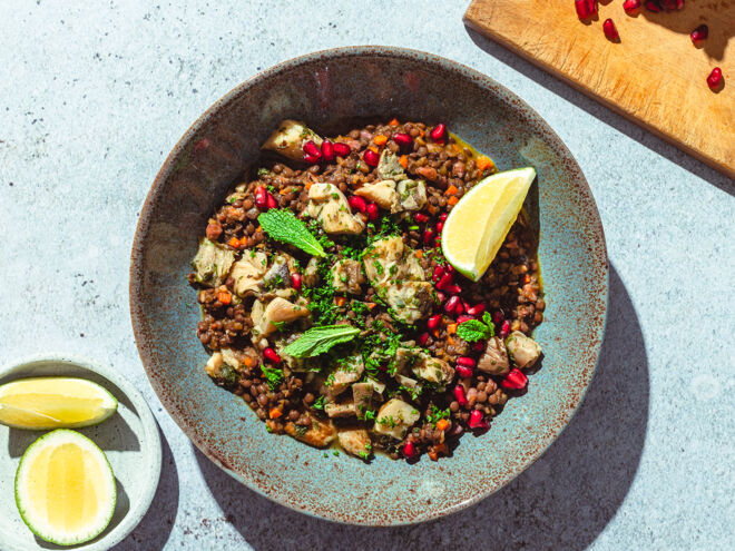 Orientalischer Linsensalat von Sternekoch Ali Güngörmüş Orientalischer Linsensalat von Sternekoch Ali Güngörmüş