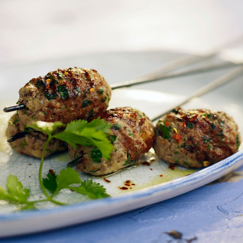 Scharfe Hackfleischspieße Rezept | Küchengötter