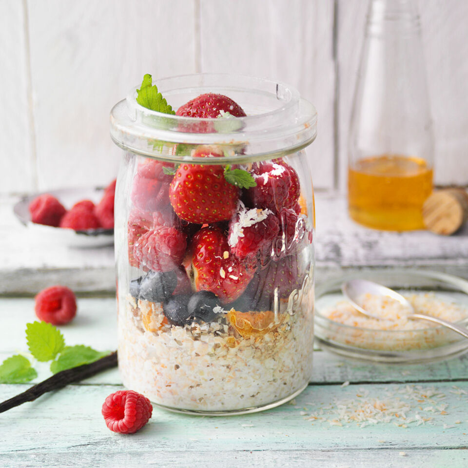 BuchweizenBeerenPorridge Rezept Küchengötter